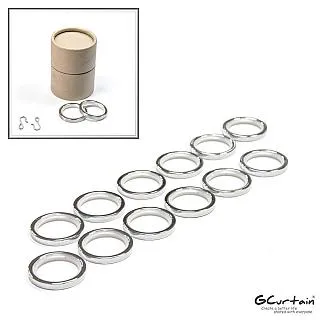 【GCurtain】鋅合金窗簾環、靜音環、消音環 #RZG001K-20 (內圈Φ30mm) 20入/組 歷史價格詳細信息