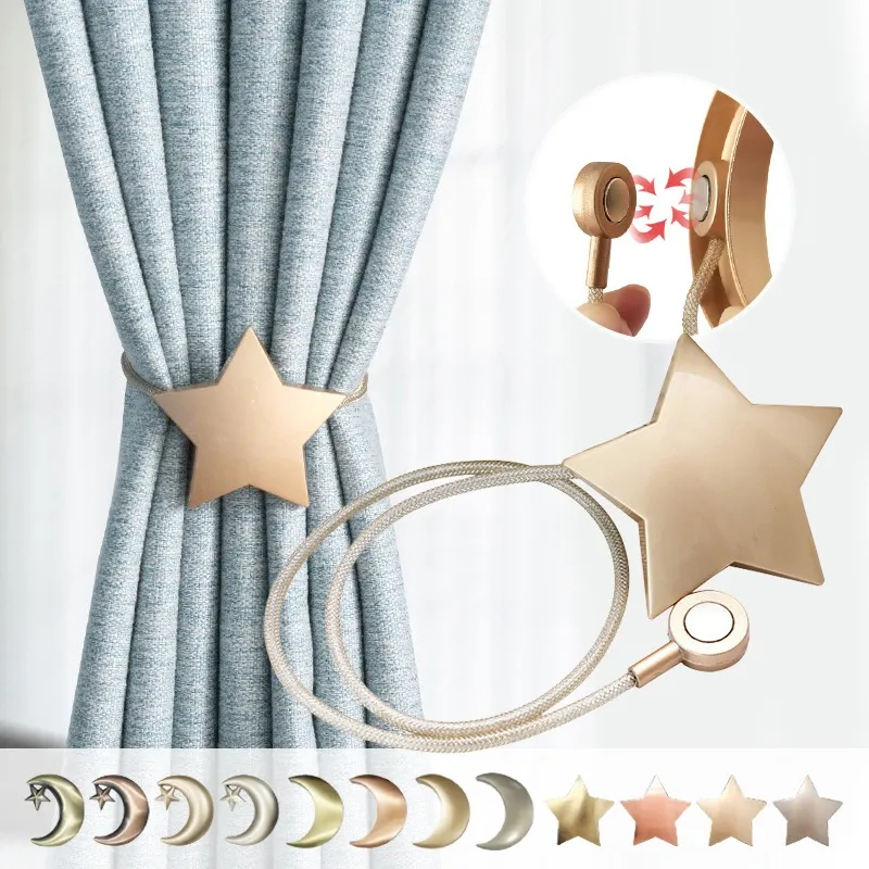 窗簾綁帶珍珠合金彈簧新房軟裝飾客廳臥室窗簾扣非壹對裝 歷史價格詳細信息