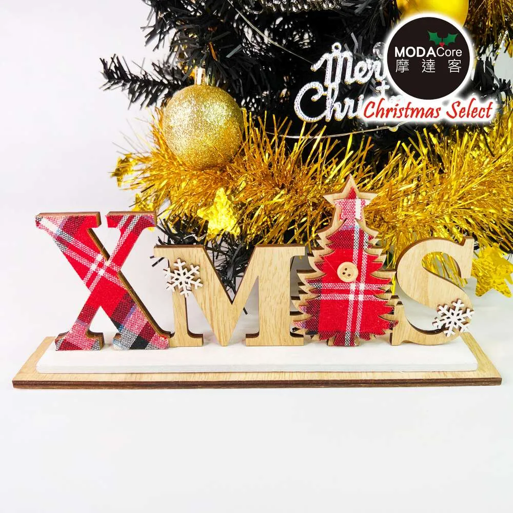 摩達客耶誕-蘇格蘭紅黑格紋毛毛領老公公質感聖誕襪 歷史價格詳細信息