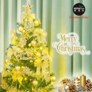 摩達客耶誕-幸福6尺/6呎(180cm)一般型裝飾綠色聖誕樹+銀雪花紅系配件(不含燈) 歷史價格詳細信息