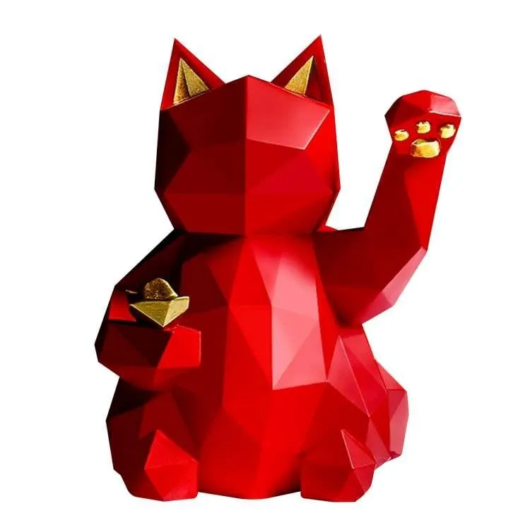 【摩達客】春節-紅色金運福來招財貓密封罐-聚寶盆收納開運擺飾(贈坐墊) 歷史價格詳細信息