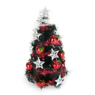 【摩達客】台灣製迷你1呎/1尺(30cm)裝飾綠色聖誕樹(糖果球金雪花系)+LED20燈彩光插電式*1(免組裝) 歷史價格詳細信息