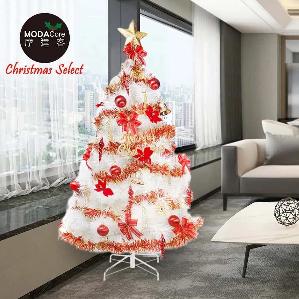 摩達客-台灣製5尺(150cm)豪華版夢幻粉紅聖誕樹(浪漫櫻花粉銀系配件)+100燈LED燈暖白光1串(附控制器) 歷史價格詳細信息