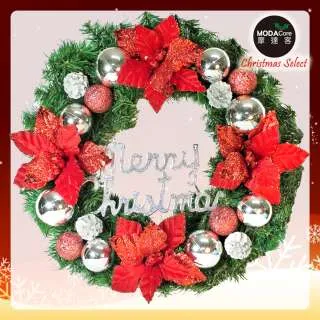 摩達客 花藝★20cm大聖誕花材擺飾插飾*3朵入(浪漫紅色系)★插花居家藝術 歷史價格詳細信息