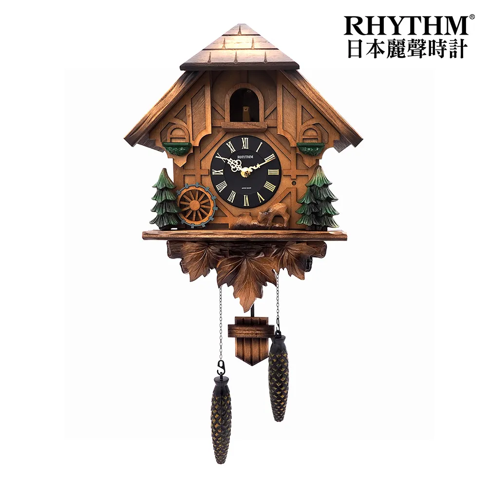 日本麗聲鐘-日本原裝進口/手工拼接/三陽開泰/莓果森林小木屋/布穀鳥咕咕鐘 歷史價格詳細信息