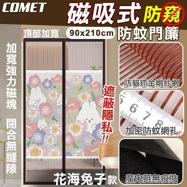 【COMET】金剛網加密防蚊防偷窺磁吸門簾-如意貓(YJB009) 歷史價格詳細信息