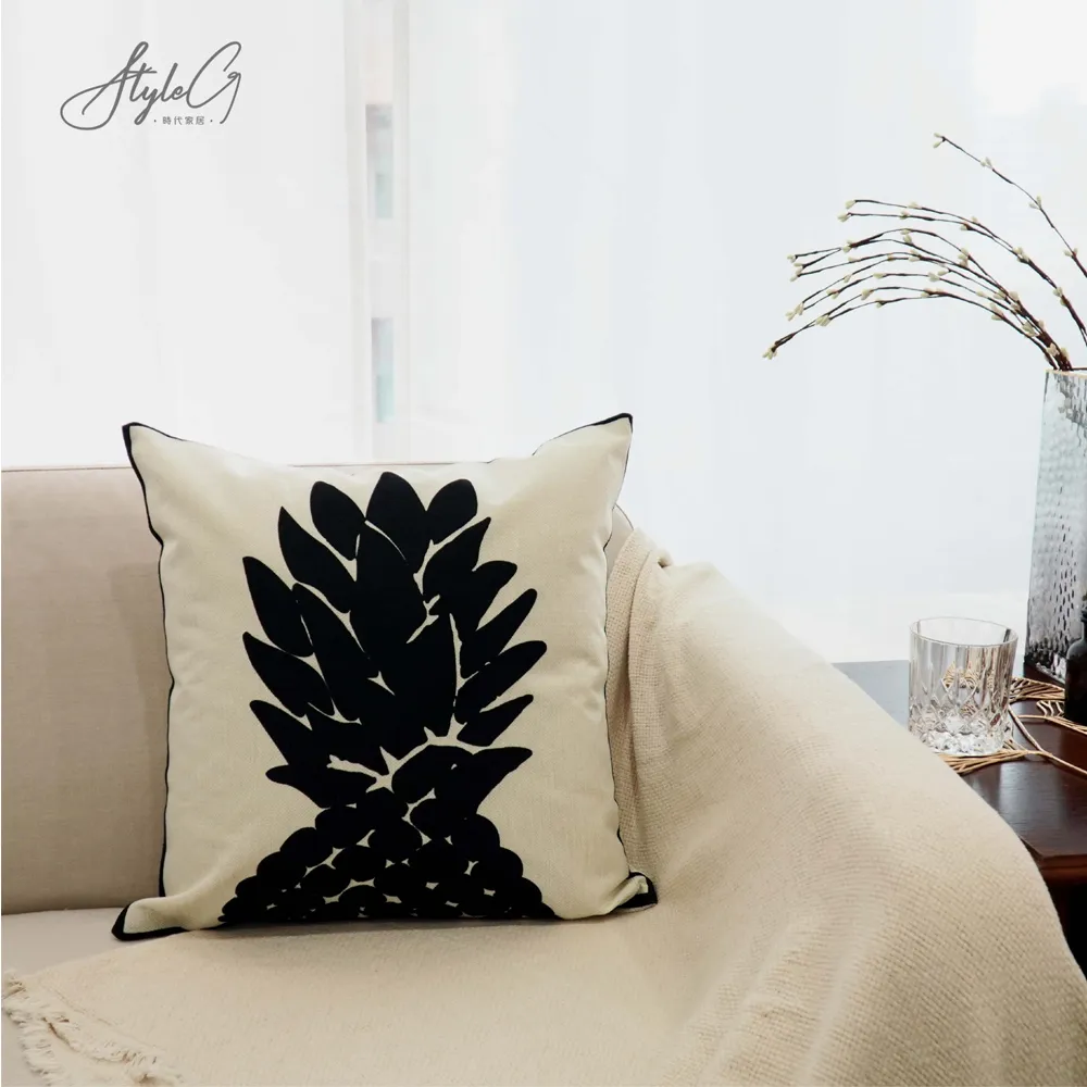 STYLE_G時代家居棉麻抱枕套-日式荷葉 歷史價格詳細信息