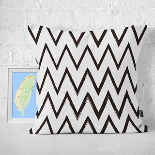 【IHERMI】手繪波浪線A 抱枕 現貨 台灣製 抱枕套 45cm 厚實帆布 耐水洗不退色 歷史價格詳細信息