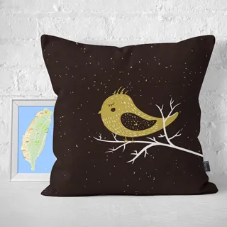 【IHERMI】小鳥插畫A 抱枕 現貨 台灣製 抱枕套 45cm 厚實帆布 耐水洗不退色 歷史價格詳細信息