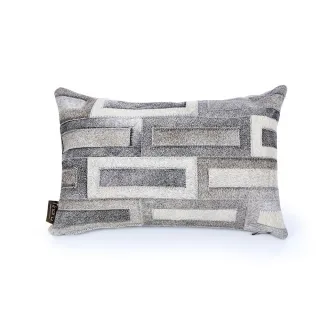 皮草時尚-倫敦牛皮馬賽克雙面抱枕 歷史價格詳細信息