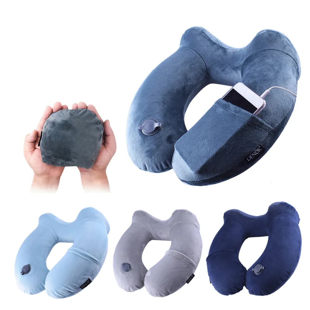 飛機充氣旅行頸枕天鵝絨睡眠飛機旅行枕頭飛機火車辦公室旅行頸枕 歷史價格詳細信息