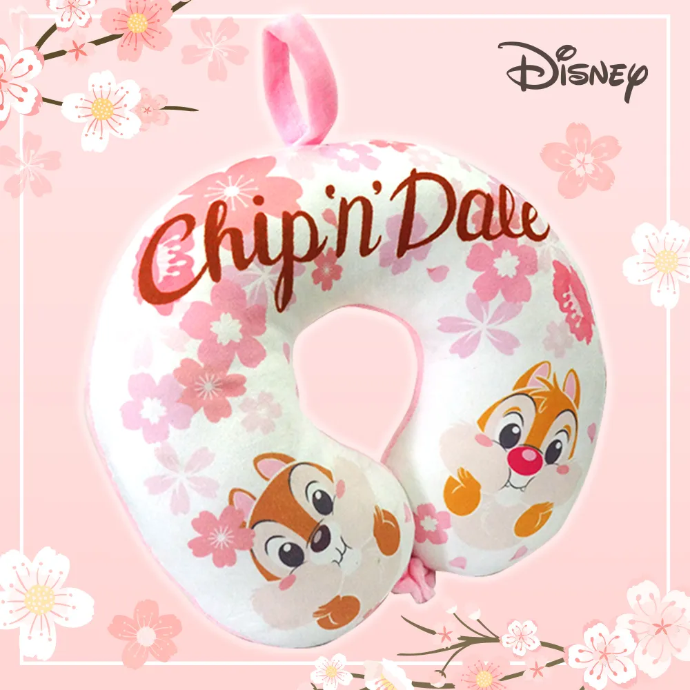 【收納王妃】Disney 迪士尼 櫻花系列 奇奇蒂蒂頸枕 午休枕(32x30cm) 歷史價格詳細信息