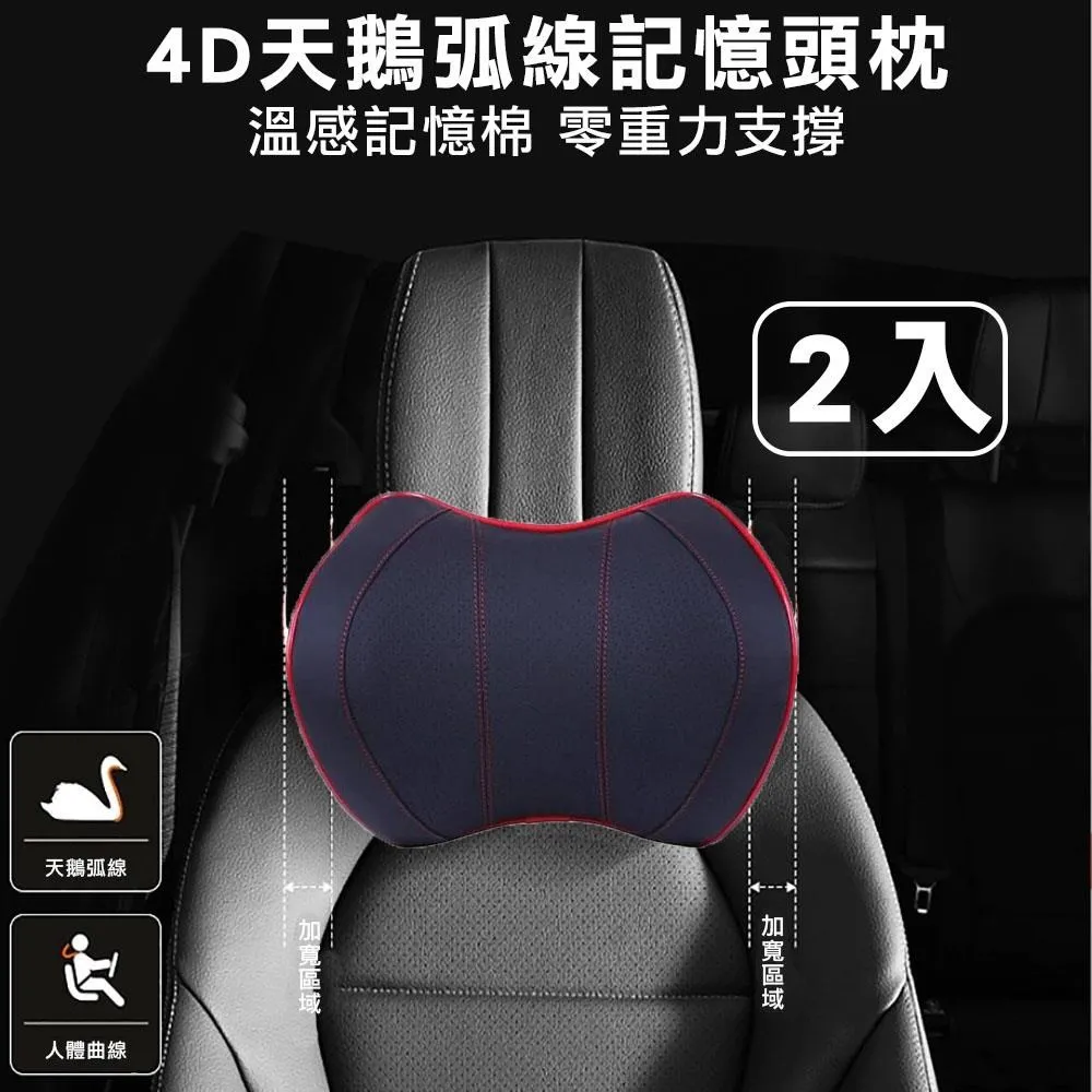 【威力鯨車神】3D零重力弧形記憶車用頭枕/皮革頸枕/靠枕(2入) 價格比較,價格查詢,歷史價格詳細信息