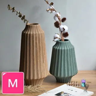 【Meric Garden】現代創意手工拉絲藝術裝飾陶瓷花瓶/花器_M 歷史價格詳細信息