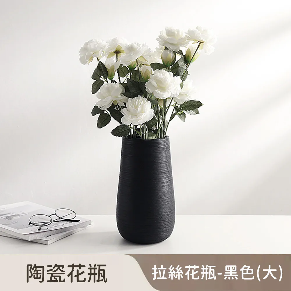 【好拾選物】陶瓷拉絲花瓶/現代斜身瓶-藍色 中款 歷史價格詳細信息