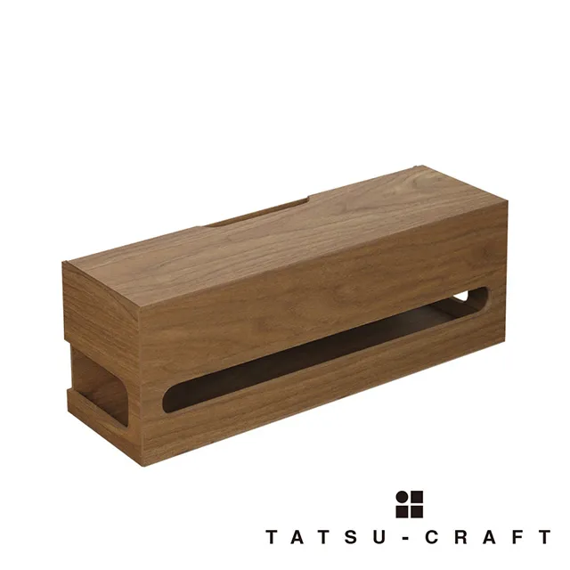 【TATSU CRAFT】木色集線收納盒(木質咖) 歷史價格詳細信息