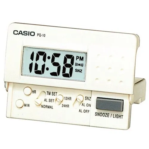 【CASIO 卡西歐】輕便數位電子鬧鐘(白-PQ-10-7R) 價格比較,價格查詢,歷史價格詳細信息