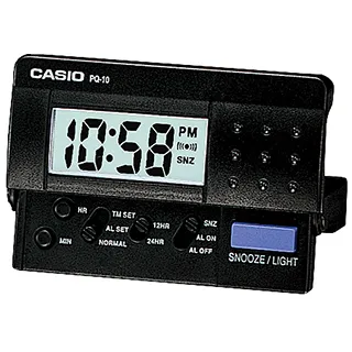 【CASIO 卡西歐】輕便數位電子鬧鐘(白-PQ-10-7R) 歷史價格詳細信息