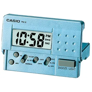 【CASIO 卡西歐】輕便數位電子鬧鐘(白-PQ-10-7R) 歷史價格詳細信息