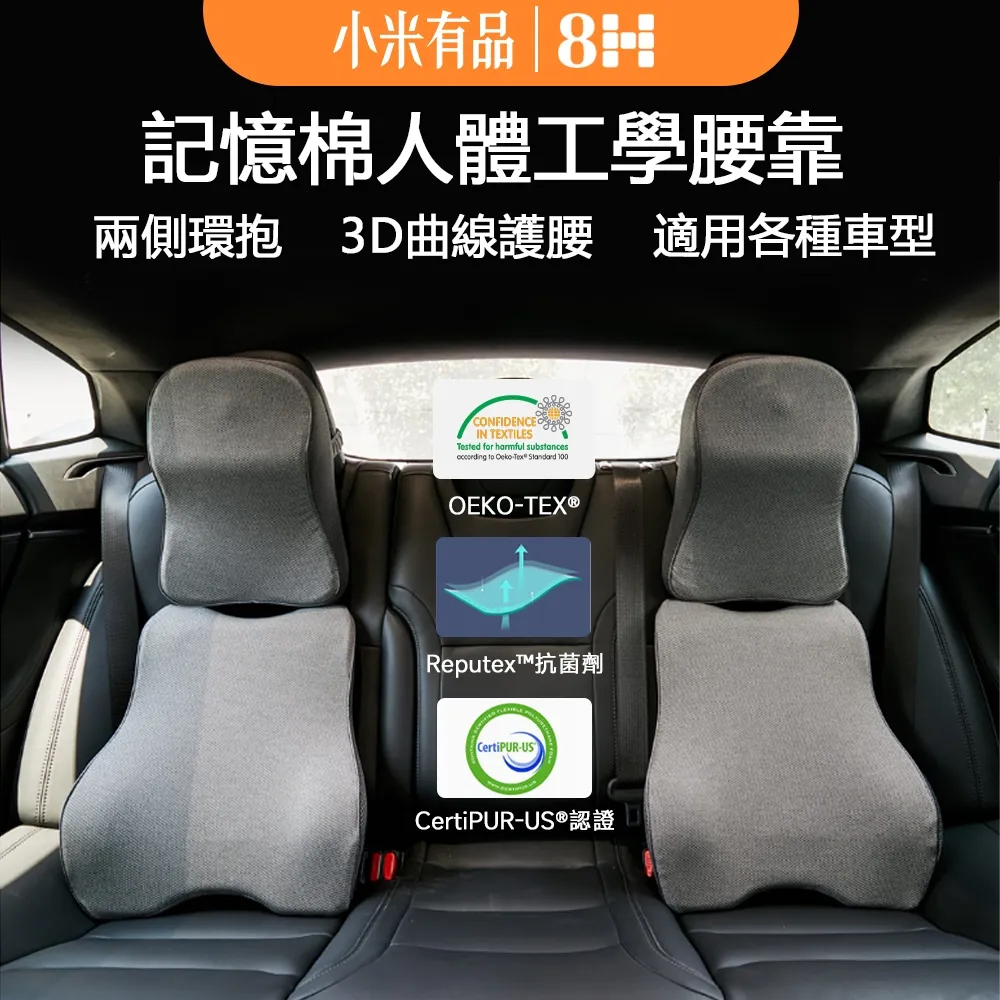 【8H 小米生態鏈】3D模擬人減壓按摩腰靠(靠腰墊 熱敷按摩枕 小米) 歷史價格詳細信息