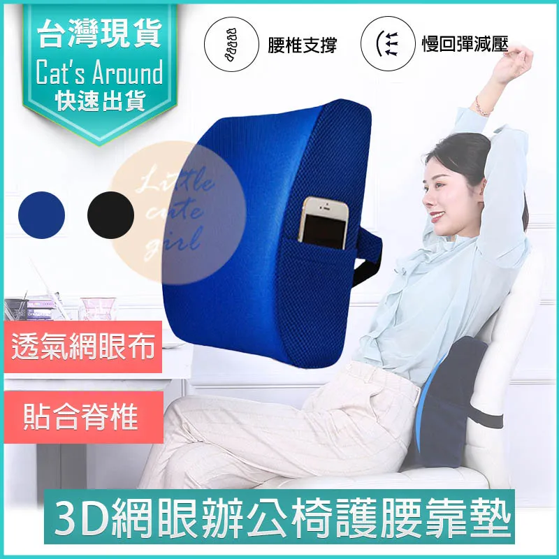 [] 護腰靠背墊 靠墊 靠背墊 辦公椅坐墊 透氣椅墊 久坐不累腰墊 靠背坐墊 孕婦腰墊 辦公室腰靠 歷史價格詳細信息