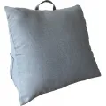 仿麻三角大靠墊-多功能紓壓美腿(灰藍)58*58*28cm*1入/床頭靠枕/腰靠枕/抬腿枕/台灣製MIT[宜欣居傢飾] 價格比較,價格查詢,歷史價格詳細信息