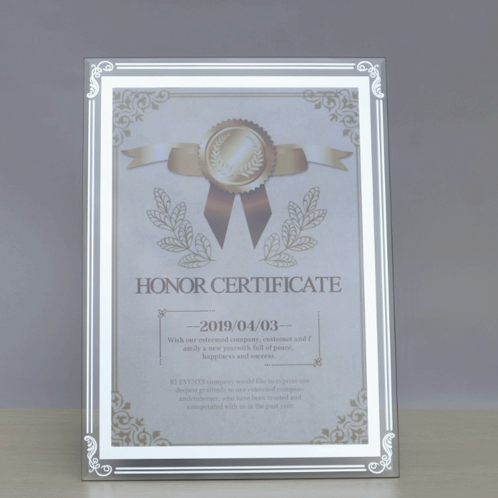 玻璃A4獎狀框證書相框-桂冠銀 歷史價格詳細信息