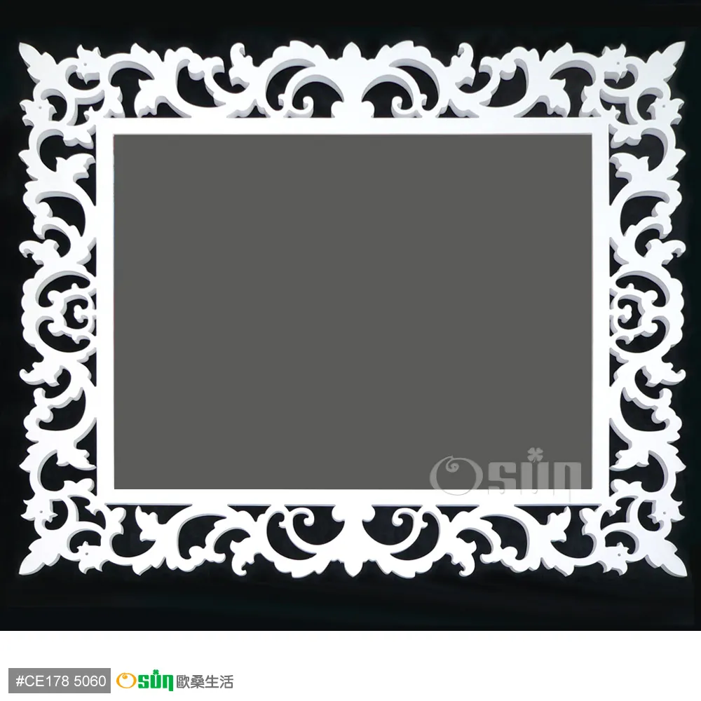 【Osun】DIY木塑板置物架 歐式白色雕花兩用壁掛木塑板架(CE-178_BG-008) 歷史價格詳細信息