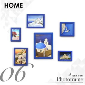 北歐實木相框牆 藍色 12入組合 歷史價格詳細信息