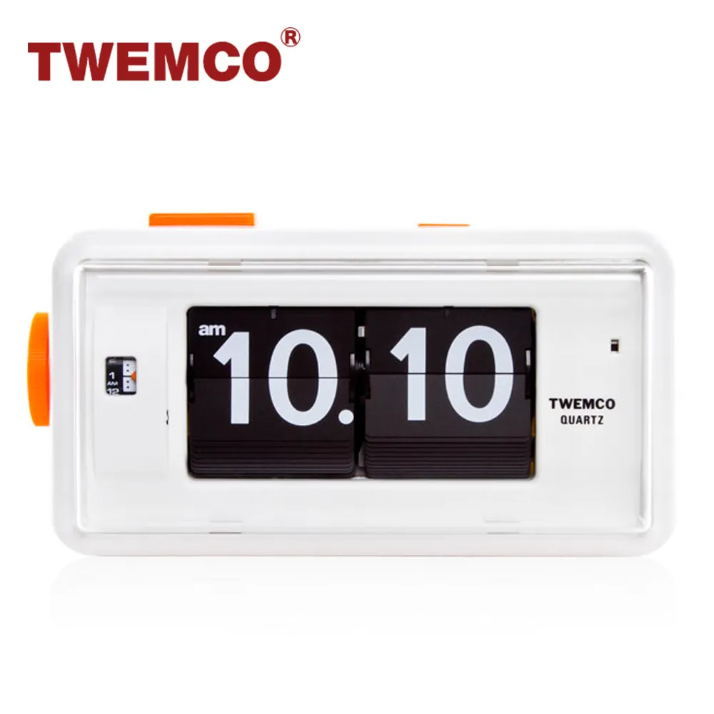 TWEMCO 機械式翻頁鐘 德國機芯 中文萬年曆 掛鐘 BQ-1700 白色 歷史價格詳細信息