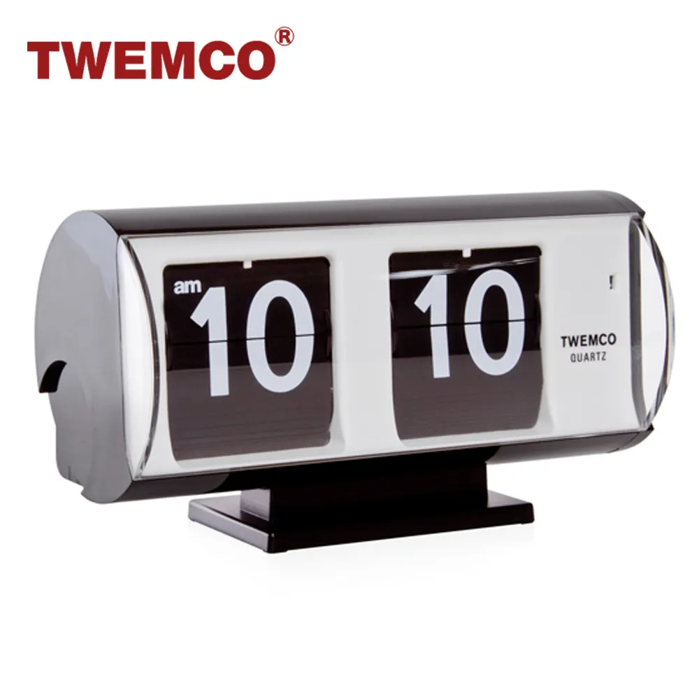 【TWEMCO】QT-35 翻頁鐘 桌放 壁掛兩用(共2色) 歷史價格詳細信息