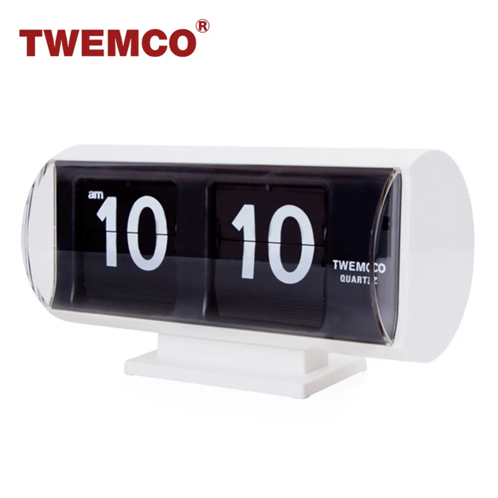 【TWEMCO】QT-35 翻頁鐘 桌放 壁掛兩用(共2色) 歷史價格詳細信息