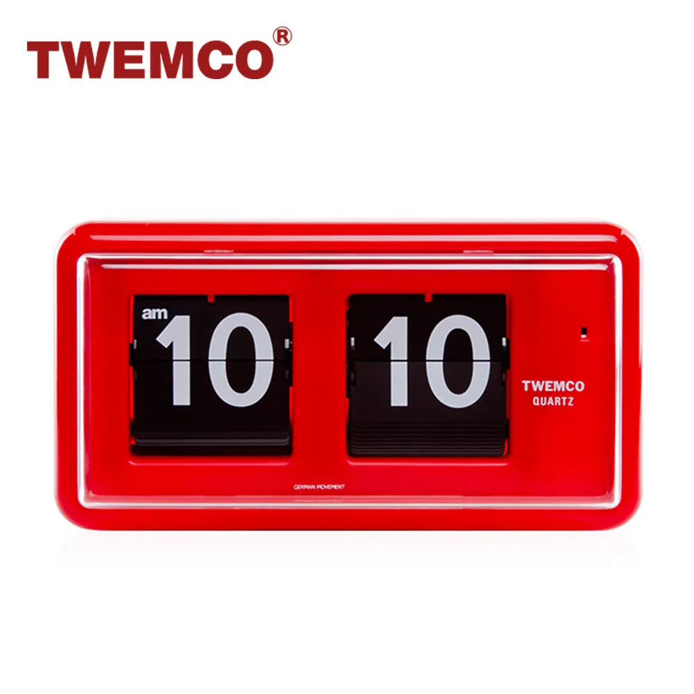 【TWEMCO】QT-35 翻頁鐘 桌放 壁掛兩用(共2色) 歷史價格詳細信息