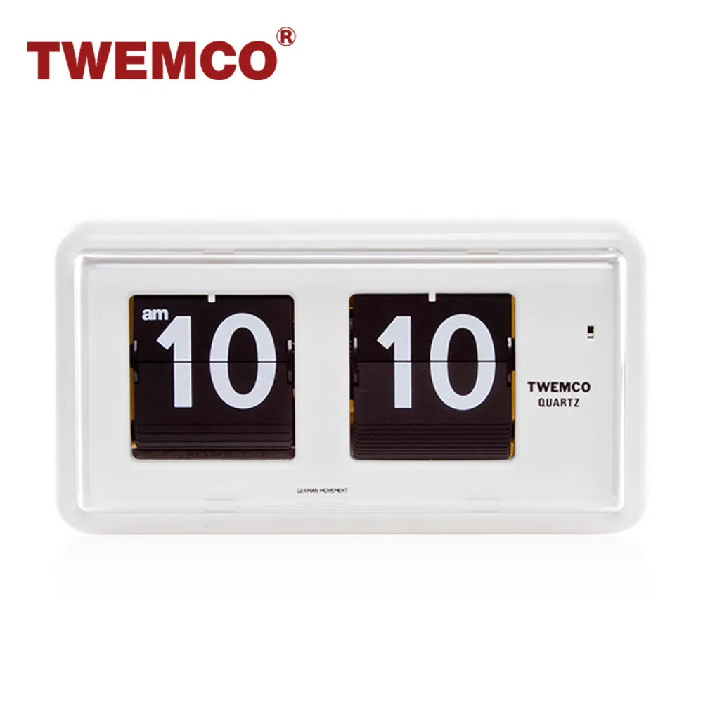 【TWEMCO】QT-35 翻頁鐘 桌放 壁掛兩用(共2色) 歷史價格詳細信息