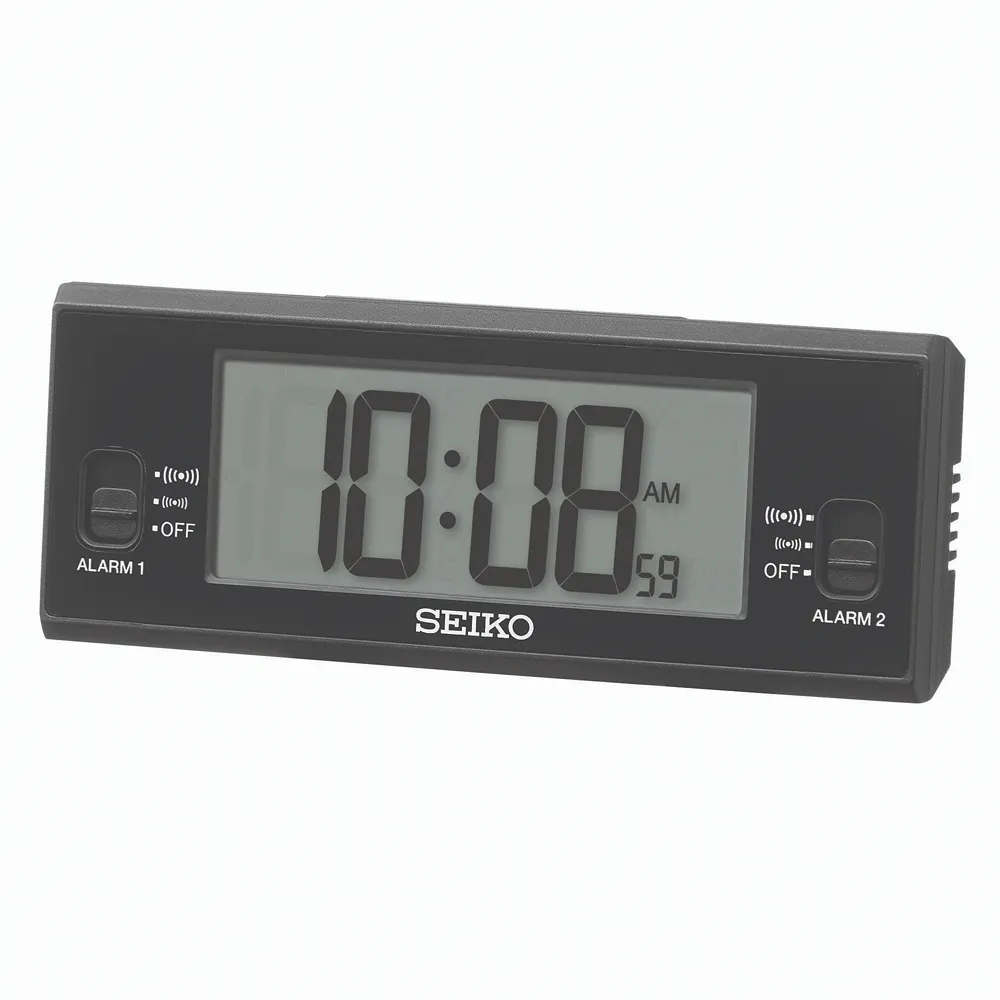 SEIKO 精工 溫溼度顯示 貪睡電子桌鐘 QHL095K 歷史價格詳細信息