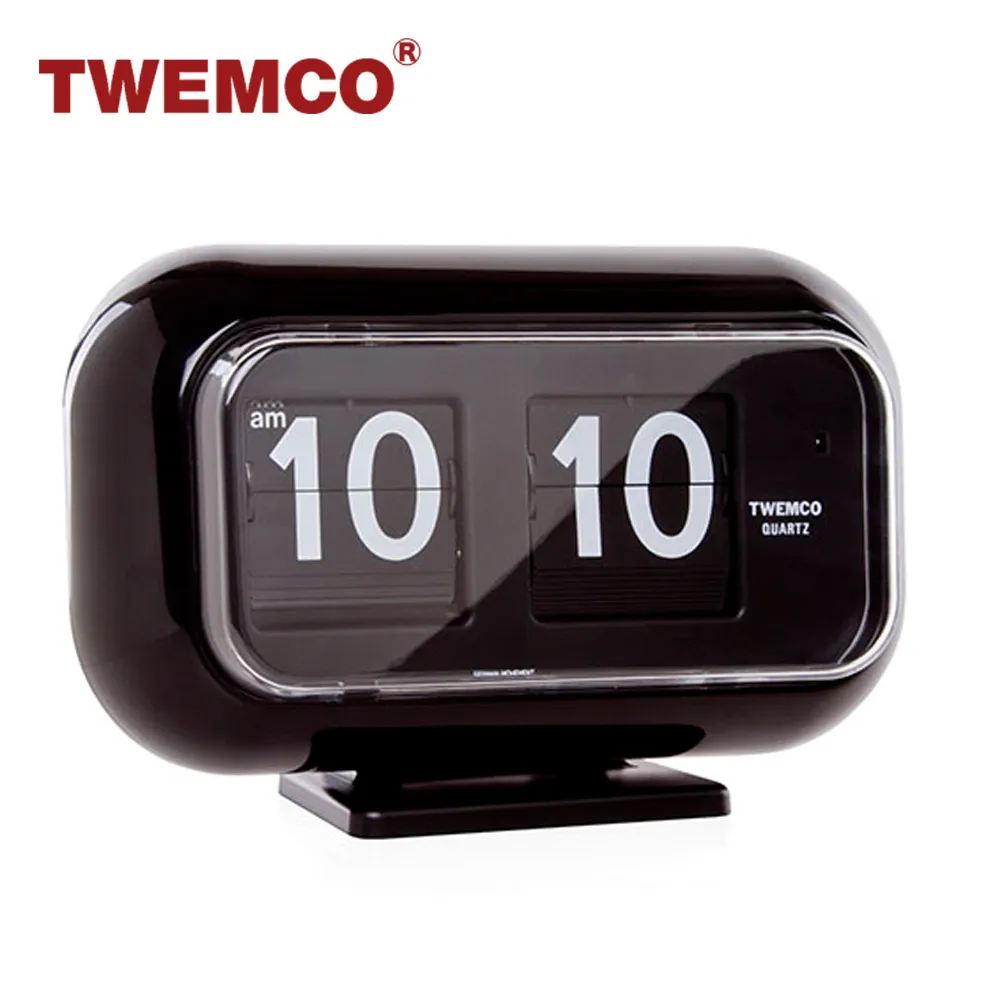 【TWEMCO】QT-35 翻頁鐘 桌放 壁掛兩用(共2色) 歷史價格詳細信息