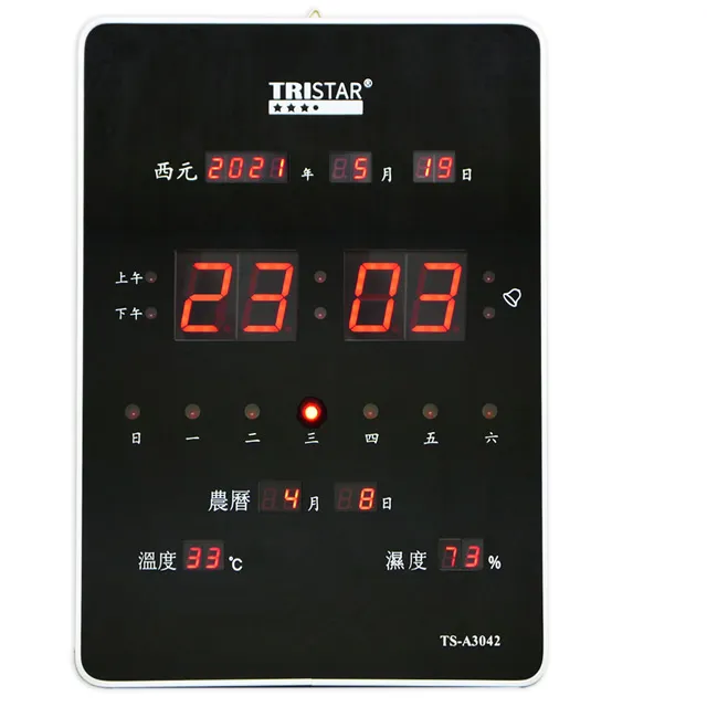 【TRISTAR】LED插電式數字電子鐘 TS-A2626 歷史價格詳細信息