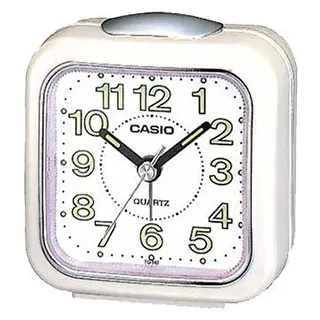 【CASIO】圓弧流線造型鬧鐘-白(TQ-369-7)正版宏崑公司貨 歷史價格詳細信息