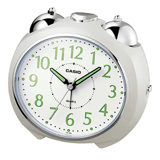 【CASIO】圓弧流線造型鬧鐘-白(TQ-369-7)正版宏崑公司貨 歷史價格詳細信息