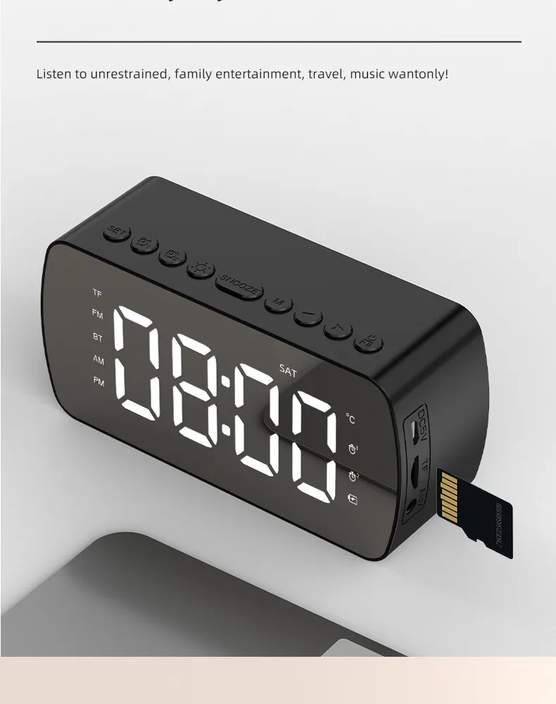 Q5大液晶雙鬧鐘手機支架 智慧型插卡多媒體收音機迷你音箱 歷史價格詳細信息