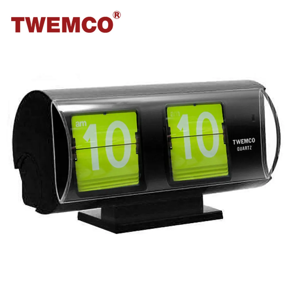 【TWEMCO】QT-35 翻頁鐘 桌放 壁掛兩用(共2色) 歷史價格詳細信息