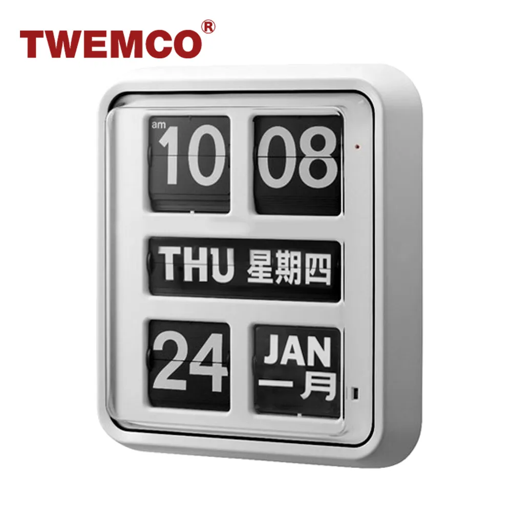 【TWEMCO】BQ-38 翻頁鐘 英文萬年曆 桌放 壁掛(共5色) 歷史價格詳細信息
