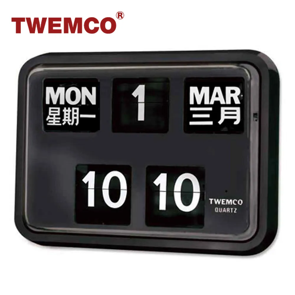 【TWEMCO】BQ-15 翻頁鐘 中文 英文萬年曆 壁掛 歷史價格詳細信息