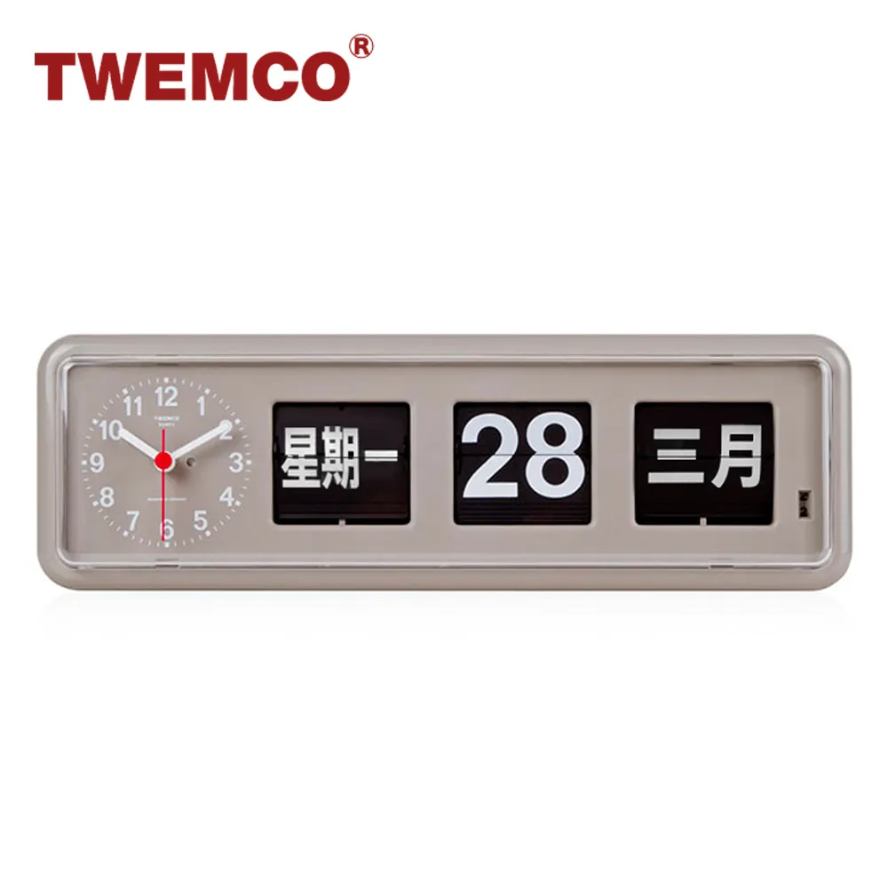 【TWEMCO】BQ-38 翻頁鐘 英文萬年曆 桌放 壁掛(共5色) 歷史價格詳細信息
