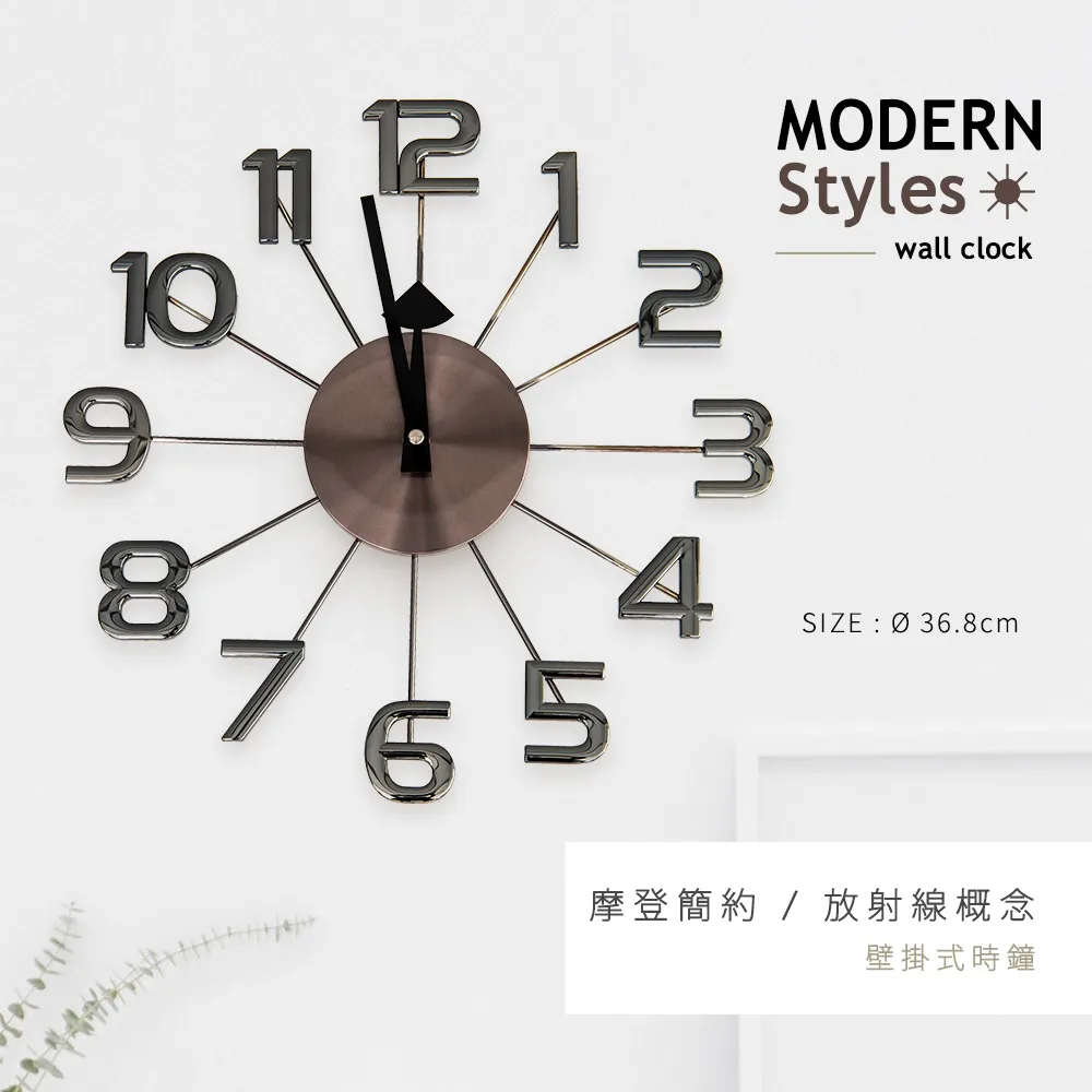 【dayneeds】幾何造型[絢麗煙火]壁掛式時鐘 歷史價格詳細信息