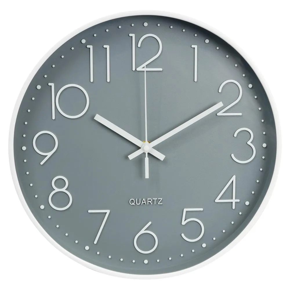 北歐靜音時鐘掛鐘-黑框白底 歷史價格詳細信息