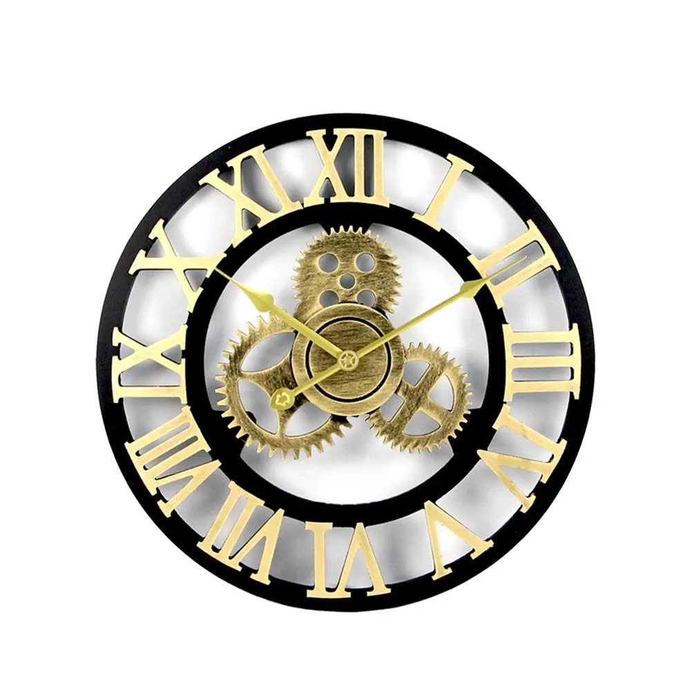 工業風設計時鐘-50cm 銀色齒輪 歷史價格詳細信息