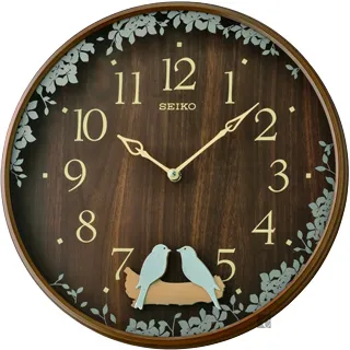 【SEIKO 精工】33cm靜音雙顯木質掛鐘(QXL008B) 歷史價格詳細信息
