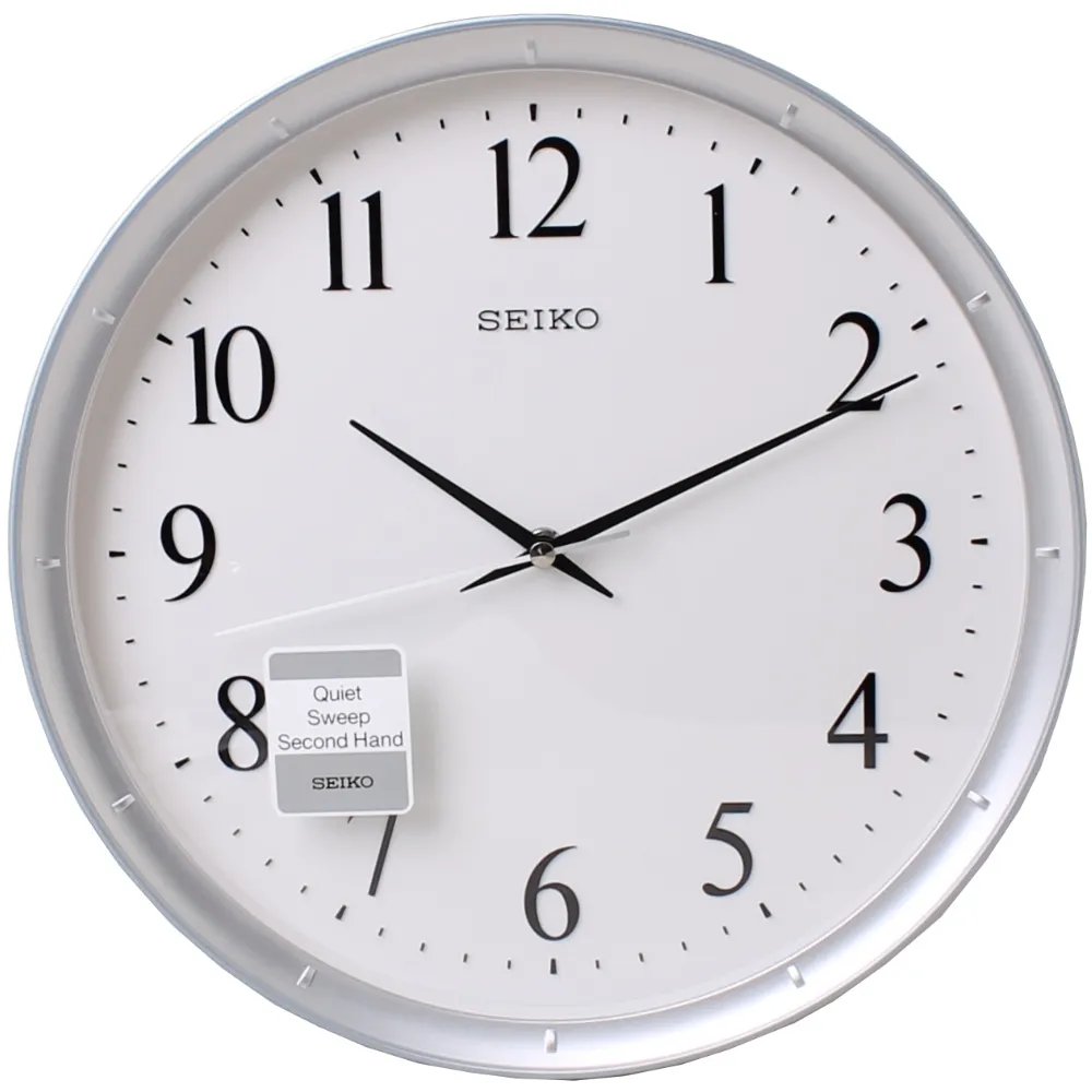 【SEIKO 精工】QXA378 輕盈感空氣色彩數字指針壁掛鐘(紫框) 歷史價格詳細信息