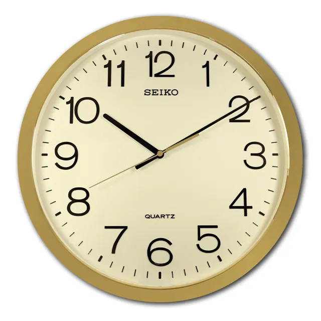 SEIKO 精工 / 數字刻度 夜光 球面鏡面 滑動式秒針 靜音掛鐘 - 白x黑框 ＃QXA521K 歷史價格詳細信息